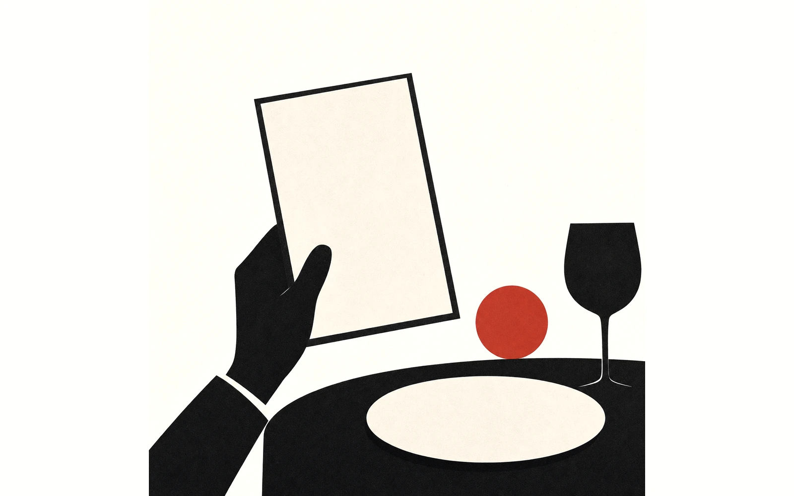 Restaurant website visual